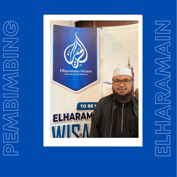 Ust. Furqon Abdurrohman, Lc., MA, pembimbing ibadah Elharamain Wisata
